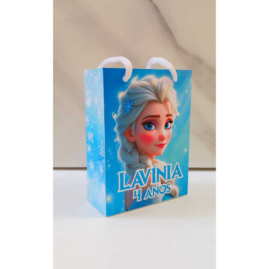 ENVIO RÁPIDO Sacolinhas Lembrancinhas Personalizadas Festa Infantil Aniversário Mimos Frozen