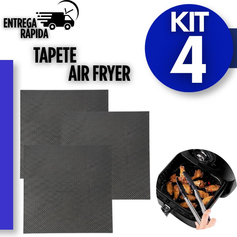 Manta Para Grelha e Air Fryer Fácil de Limpar Cozimento