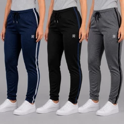 Kit 3 Calças Feminina Dry Fit Slim Academia Treino Corrida Fitness Esportiva Confortável Casual Dia a Dia Trabalho