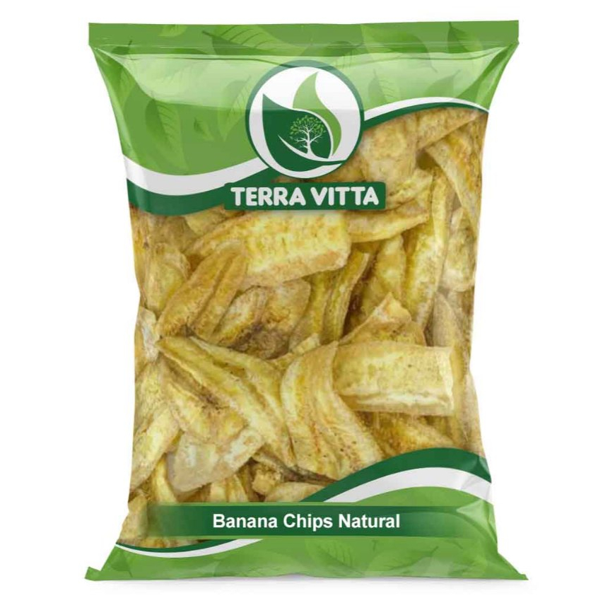 Banana Chips Natural S/Sal 500g