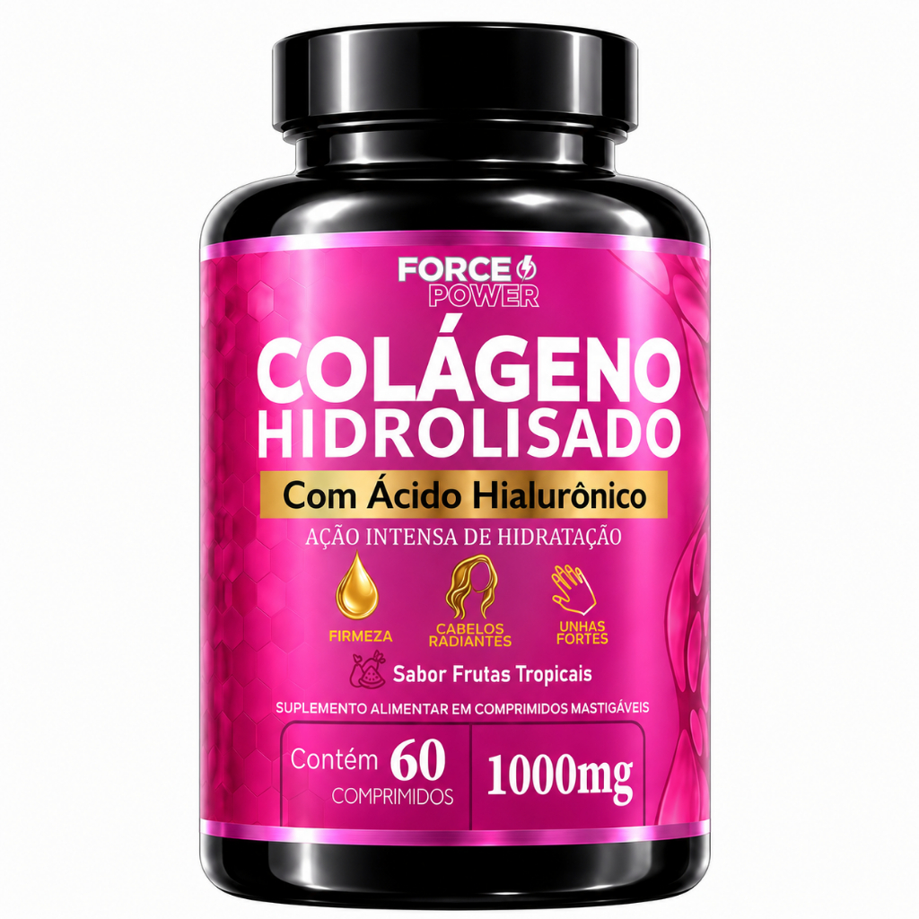 Colágeno Hidrolisado com Ácido Hialurônico Frutas Tropicais