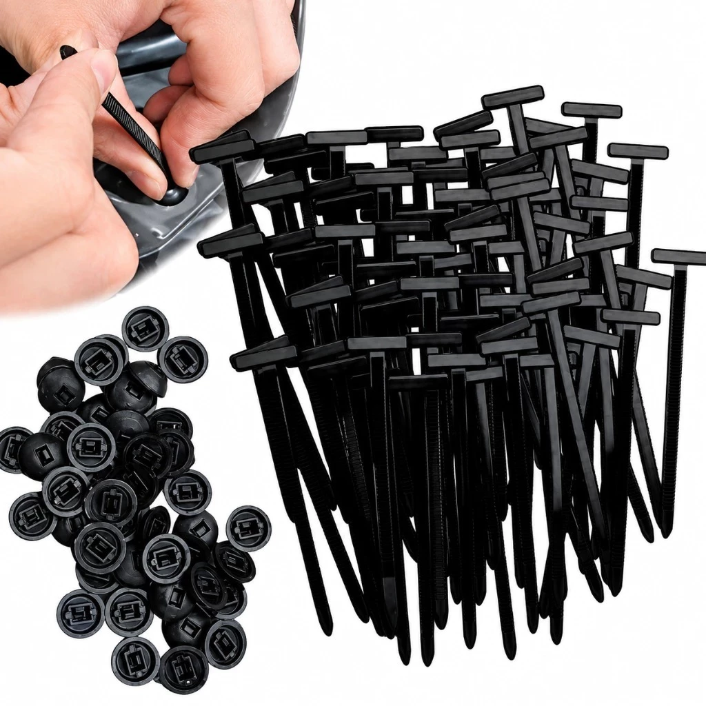 Kit 150/100/50/10 Abraçadeiras automotiva Universal — imagem 1
