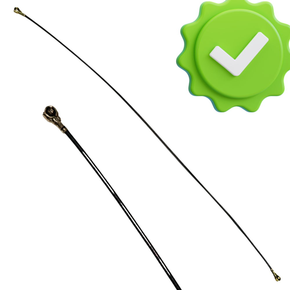 Cabo Coaxial Antena Interna Motorola MOTO G14 XT2341 Preto - 12,9 cm