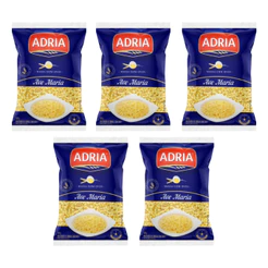 Kit 5un Macarrão com Ovos Adria Ave Maria 500g