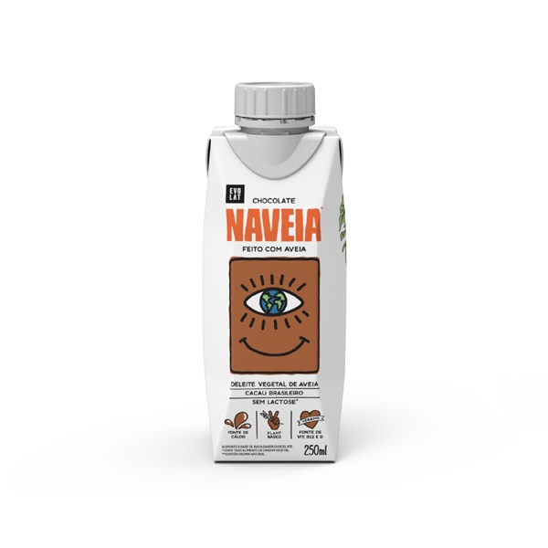 Naveia Chocolate 250ml Sem Lactose Cacau Orgânico