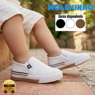 Tênis Sapato Infantil Molekinho Slip On Casual Confortável