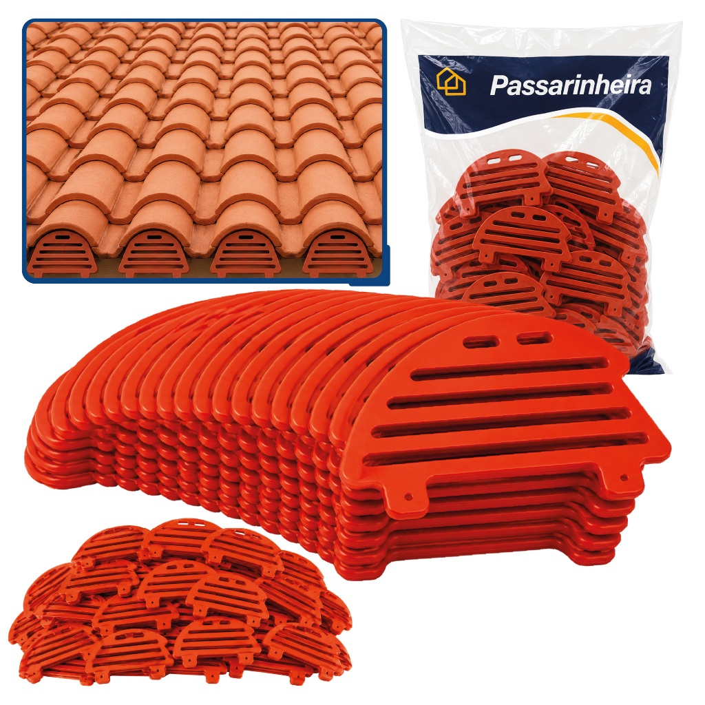 Tela Passarinheira Para Telha Americana 100/200/400un Anti Passaros e Roedores Ventilada Promo