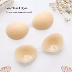 Sutiã Silicone Invisivel Sem Alça Levanta Peito PUSH UP Silicone