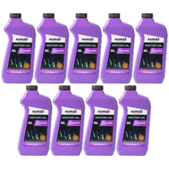 Kit 9L Óleo De Motor Mineral Radnaq 20W50 API SL 1 Litro