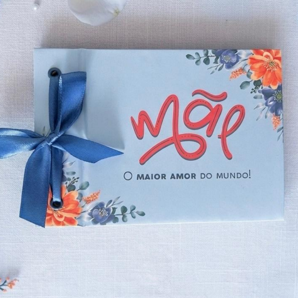 BLOCO PARA AS MÃES + CANETA DE CROCHÊ COM ROSA