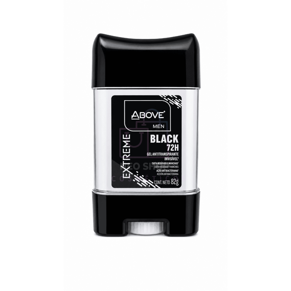 Gel Antitranspirante Above Men Extreme Black 82g
