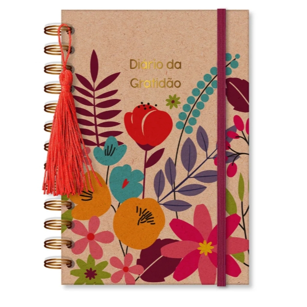Imagem DIÁRIO DA GRATIDÃO - FLORAL KRAFT, FINA IDEIA