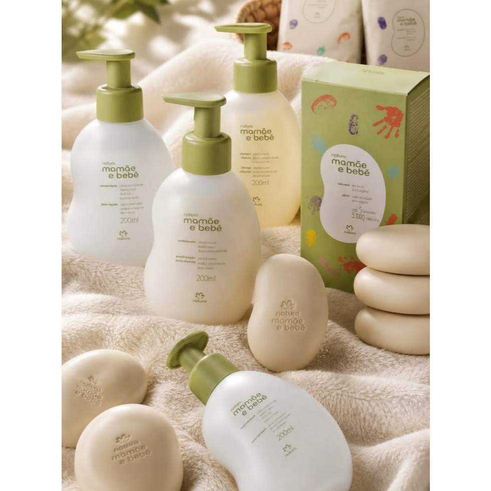 Produtos Mamãe e Bebê Colônias,Shampoo,Condicionador,Hidratante, Óleo de massagem,Sabonete e Sabonete liquido