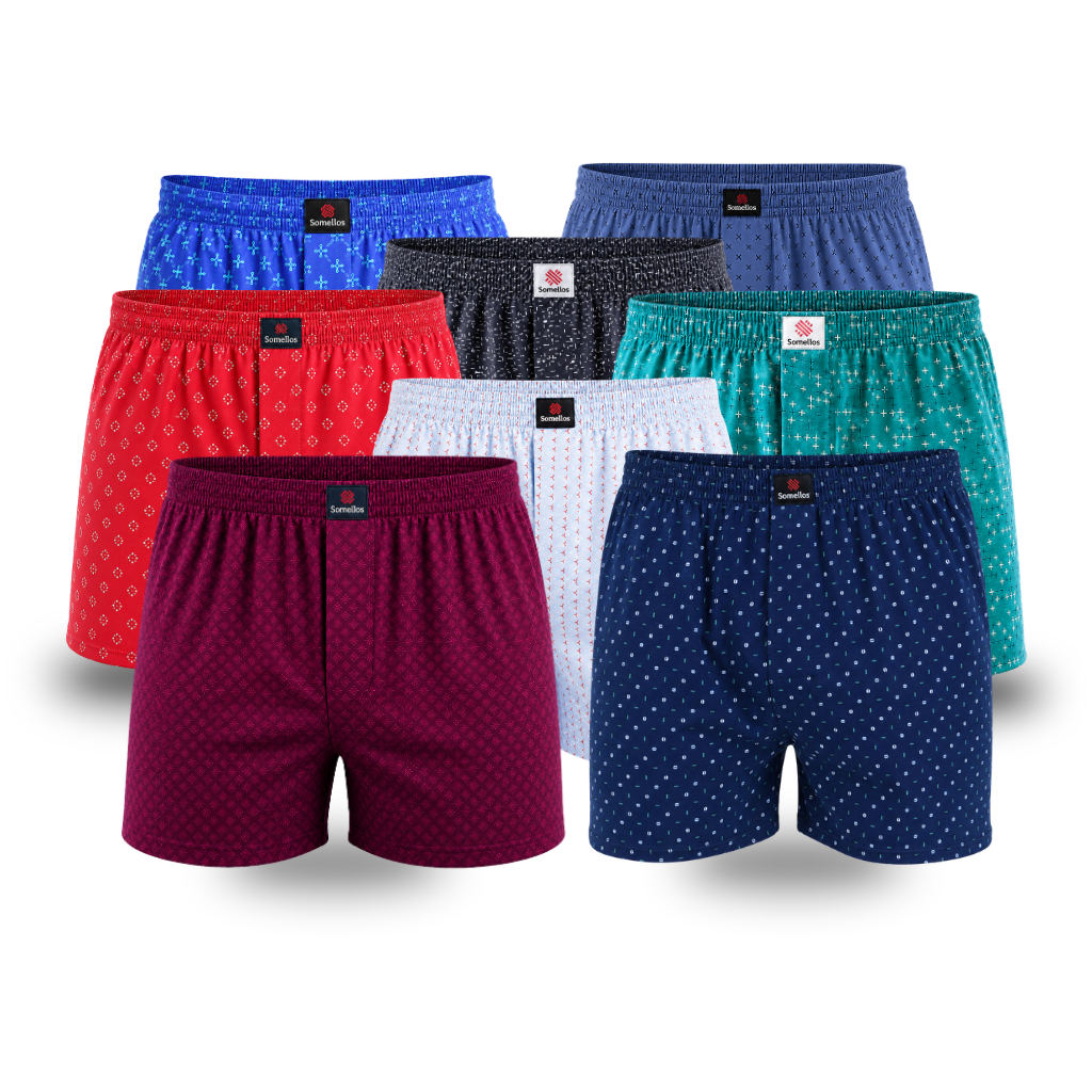 Kit 8 ou 10 Cueca Samba Canção Short Pijama de Dormir Masculino