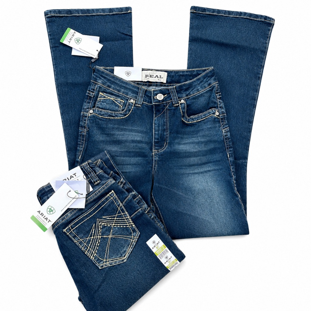calça Masculina Ariat country jeans grosso rodeio cavalgada