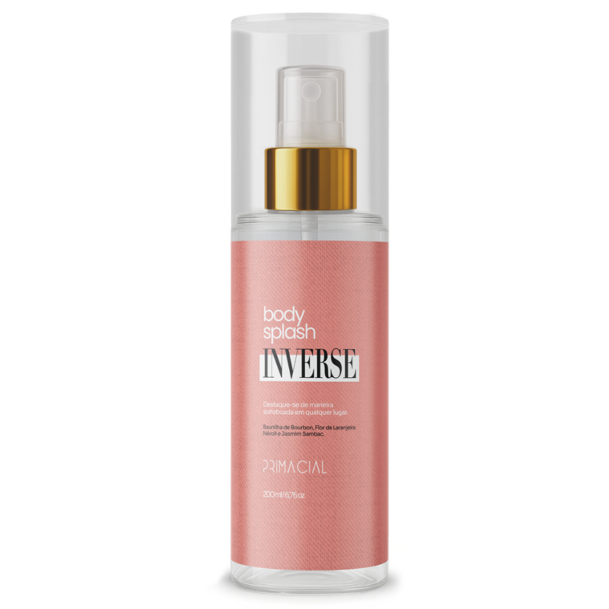 BODY SPLASH FEMININO INVERSE 200ML - PRIMACIAL PERFUME AMBAR FLORAL