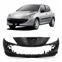 Parachoque Dianteiro Peugeot 207 2008 2009 2010 2011 2012 2013 Sem Furo 1ª Linha Novo
