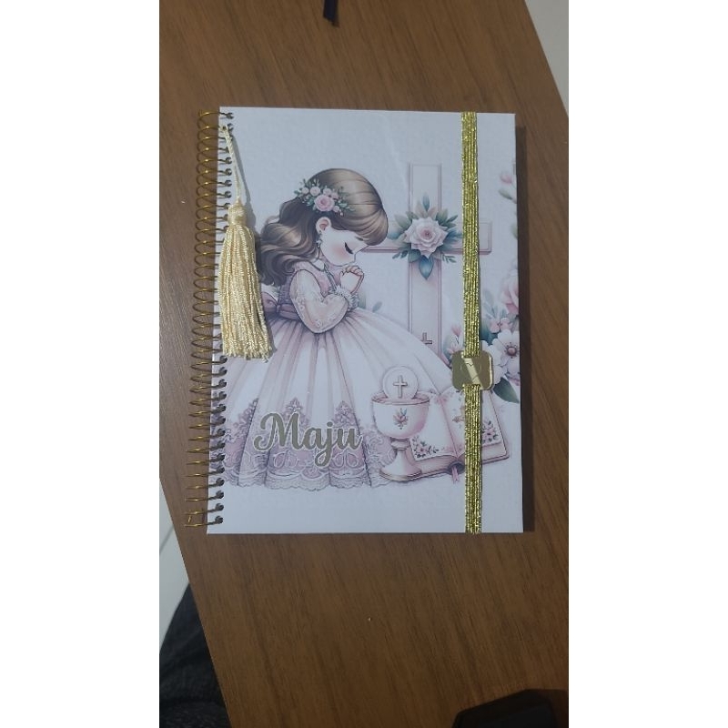 Caderno de mensagens Primeira Eucaristia - tamanho A5