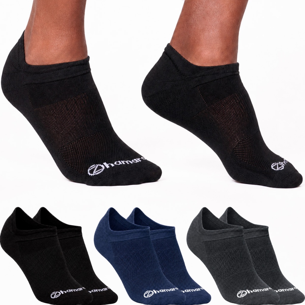 Kit 3 Pares Meias Poliamida Zhamaro Performance Corrida Sapatilha Dry Fit Ciclis