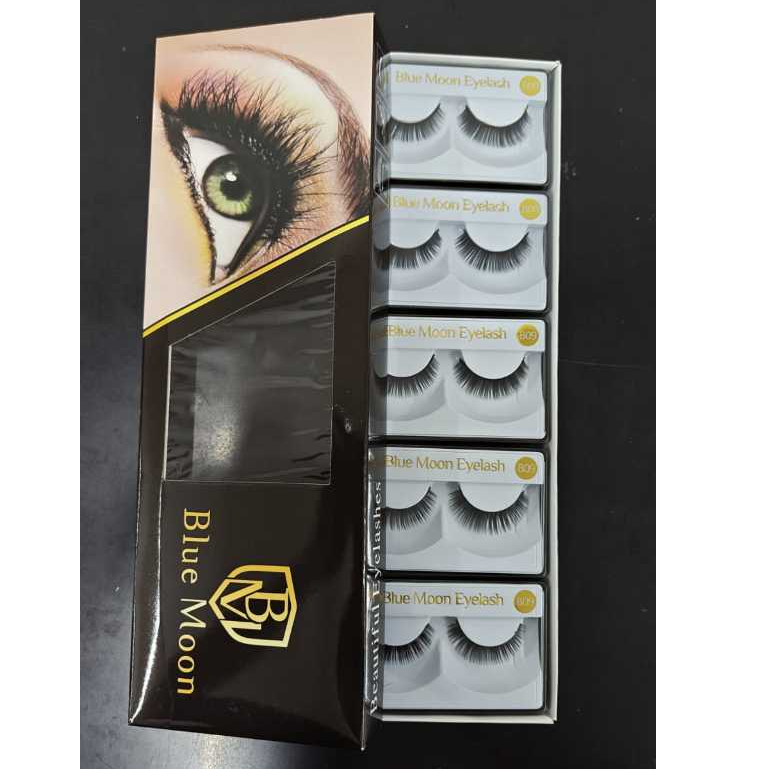 ✨ Cílios Postiços Blue Moon 10 Pares Naturais Volume 3D | Cílios de Alta Qualidade Código B9