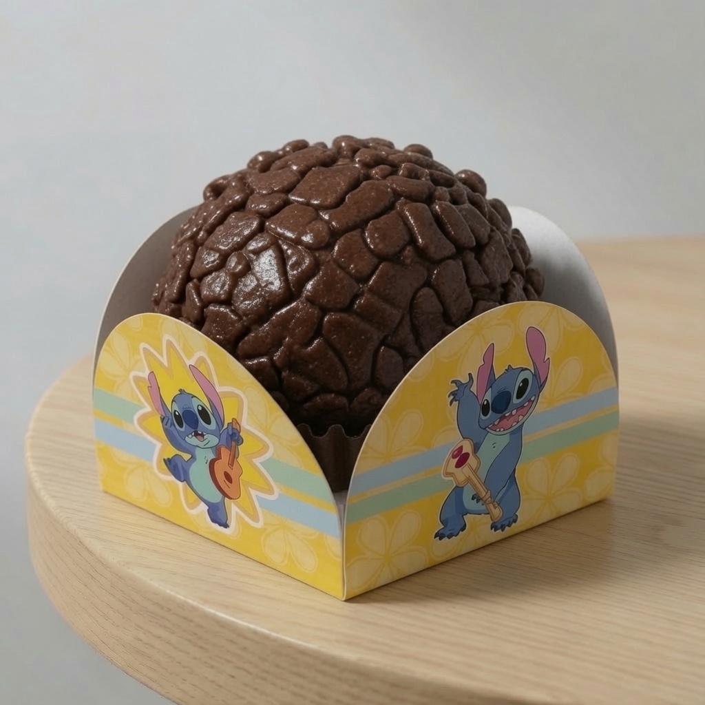 Forminha Stitch Verão Docinho Porta Doce Festa Aniversário | Festa Infantil | Lembrancinha Brigadeiro