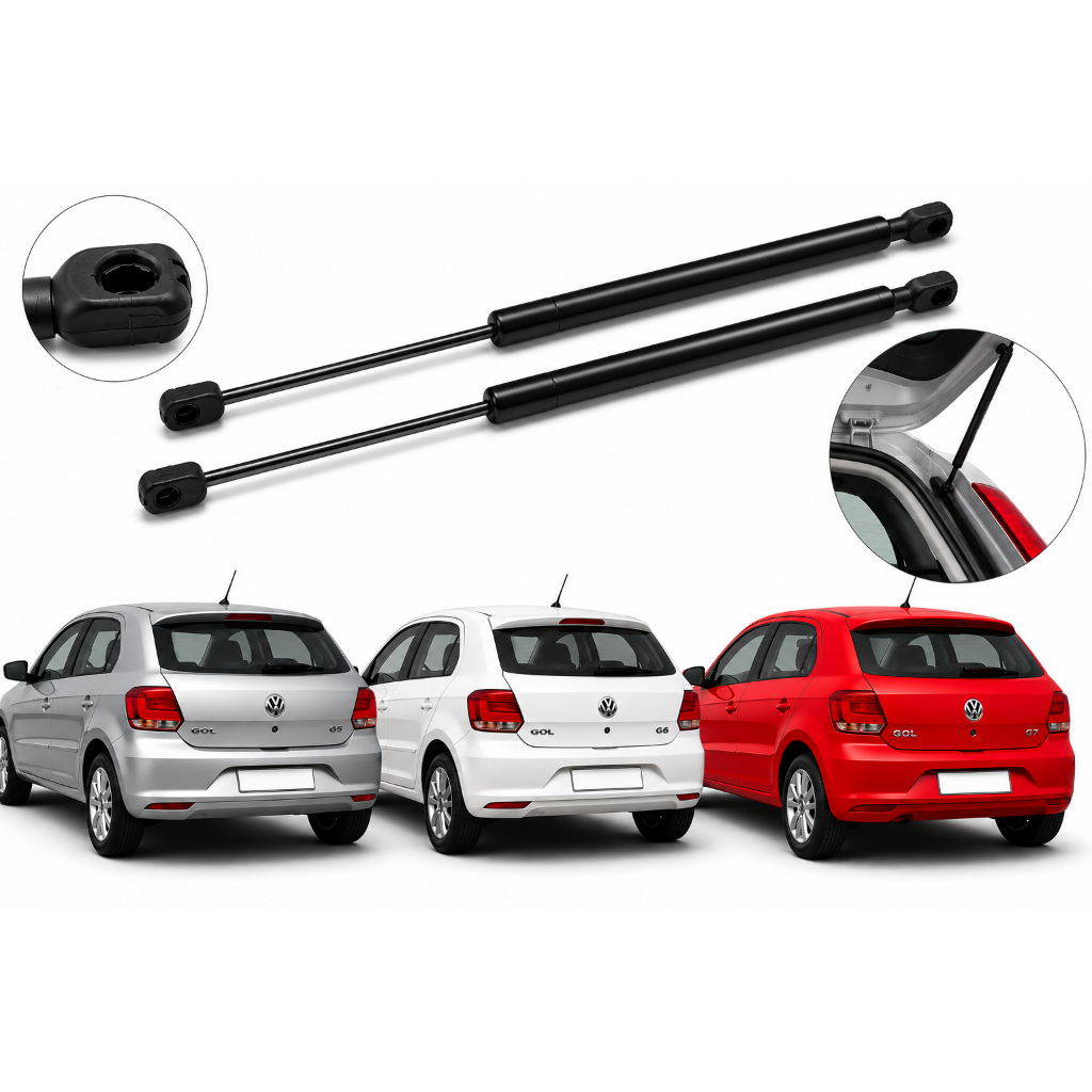 Par Pistão Amortecedor Mola a Gás Porta Malas Vw Gol G5 2009 A 2012