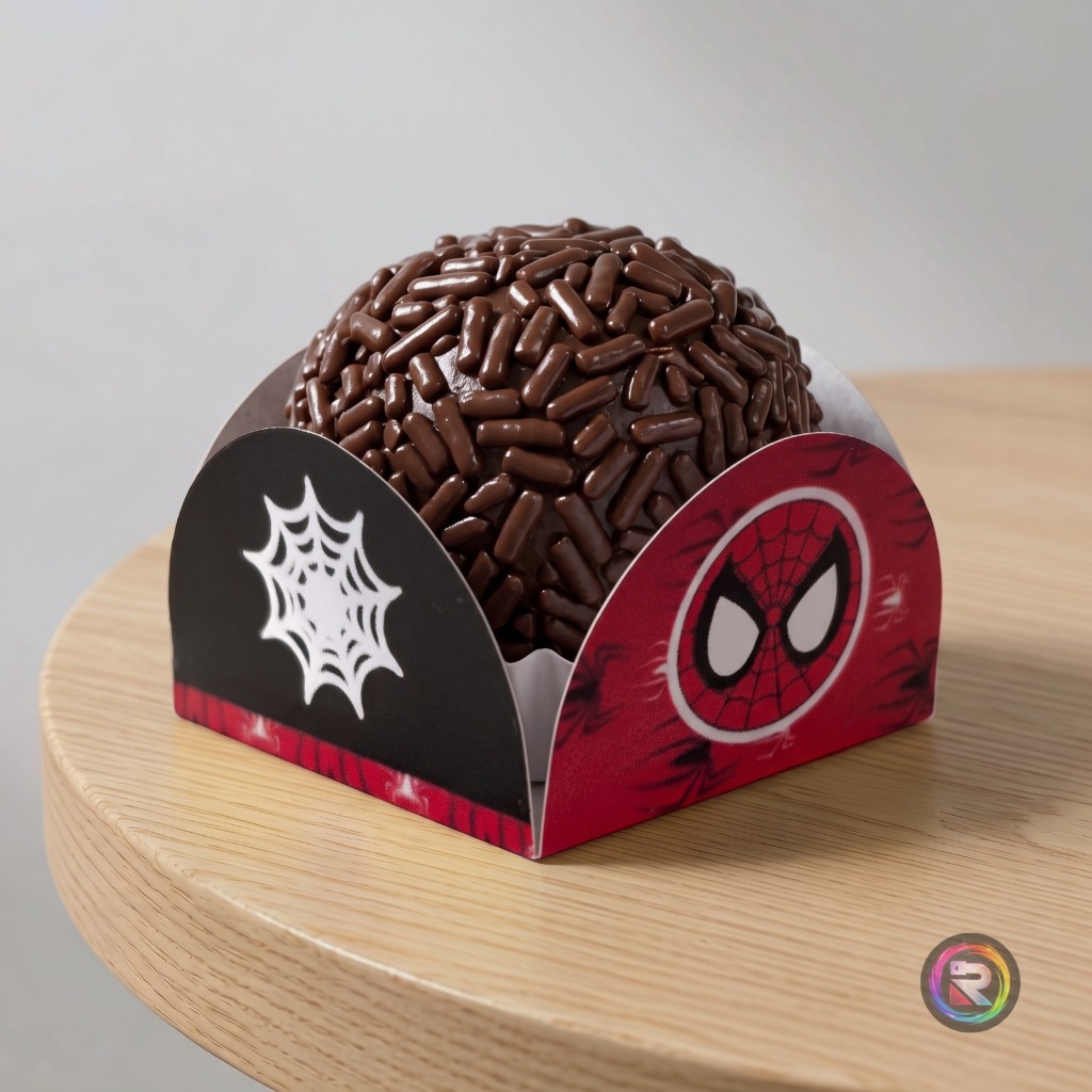 Forminha Homem Aranha Docinho Porta Doce Festa Aniversário | Festa Infantil | Lembrancinha Brigadeiro