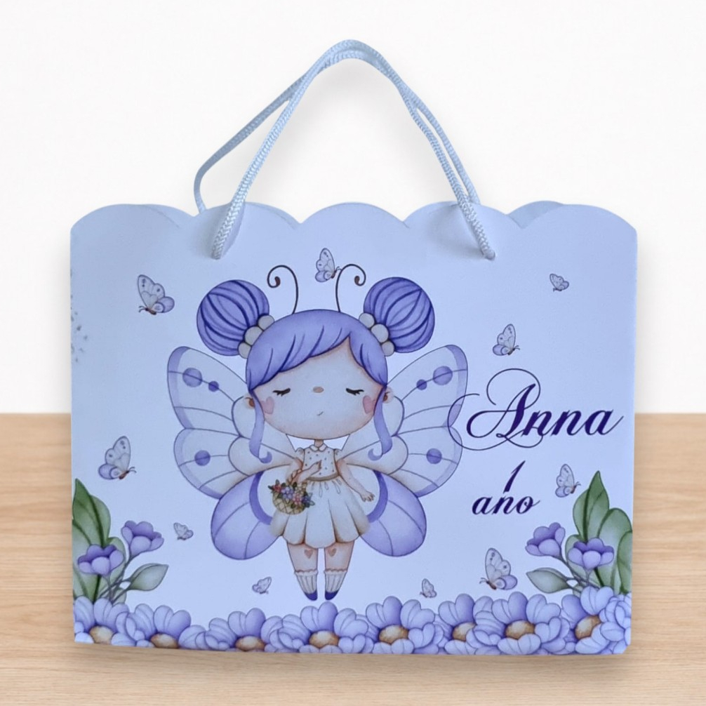 10 Sacolinhas Surpresa Jardim Borboleta Lembrancinha Personalizada Festa Infantil Com Nome