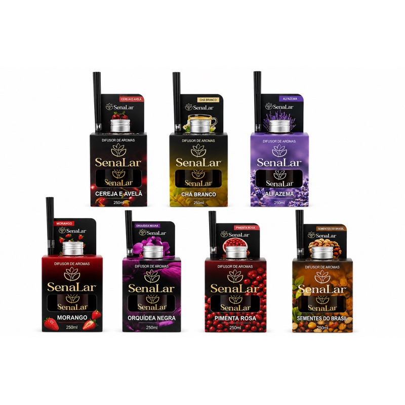 Difusores de Aromas SenaLar 250ml | Aromatizador de Ambiente Premium