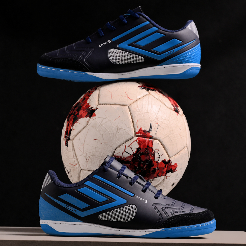Chuteira Futsal Salão Profissional Colada Costurada Masculina Oficial Quadra Futebol Bico de Couro