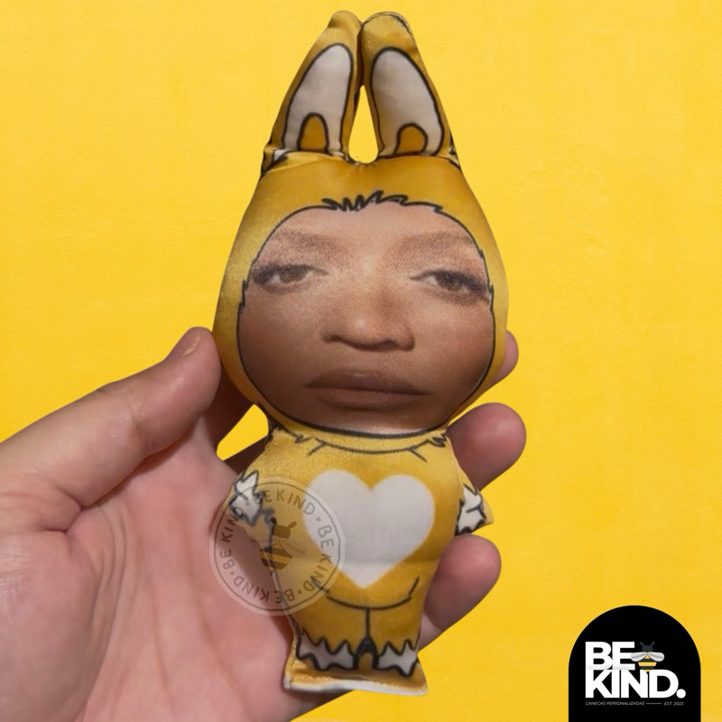 Chaveiro Artesanal Divertido BEYONCE Lafufu (Feito manualmente/Criação paródica e artesanal)