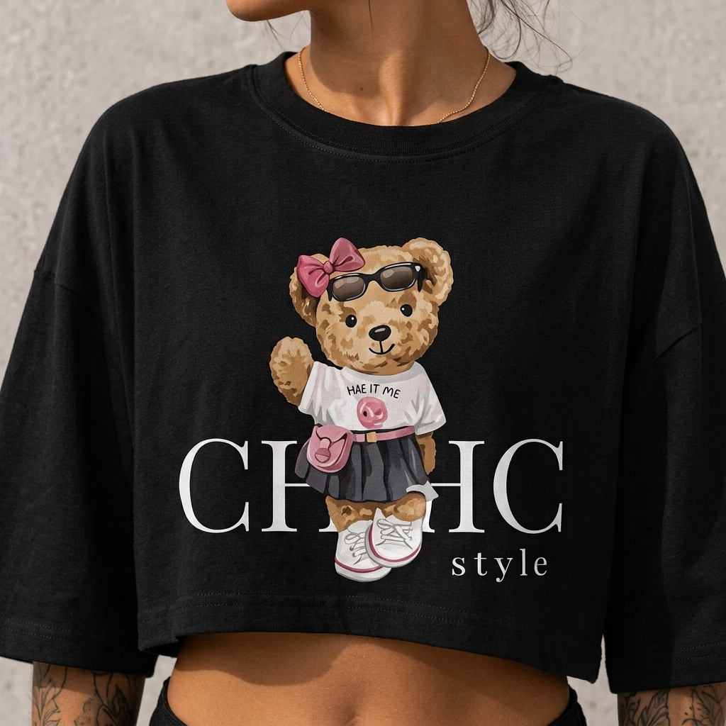 Cropped Feminino Oversized Camiseta Suedine Soltinha Academia Casual Confortável Blusa Feminina