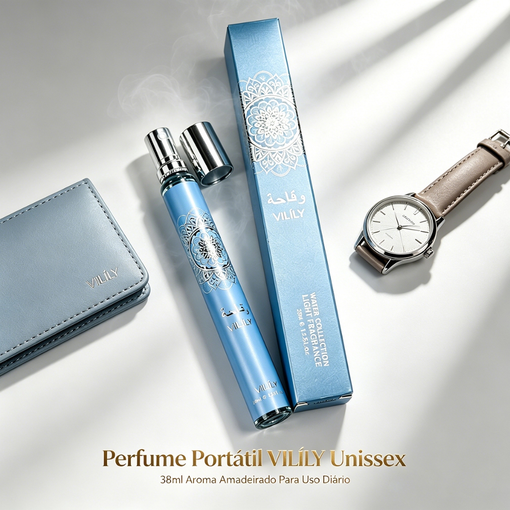 🔥Perfume Unissex Vilíly Almíscar do Amanhecer 38ml Bolso Fragrância Oriental Amadeirada Ideal Para Uso Diário