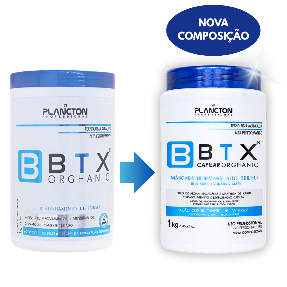 Kit 2 BTX Orghanic Plancton - 1kg Realinhamento de Forma — imagem 2 de 2
