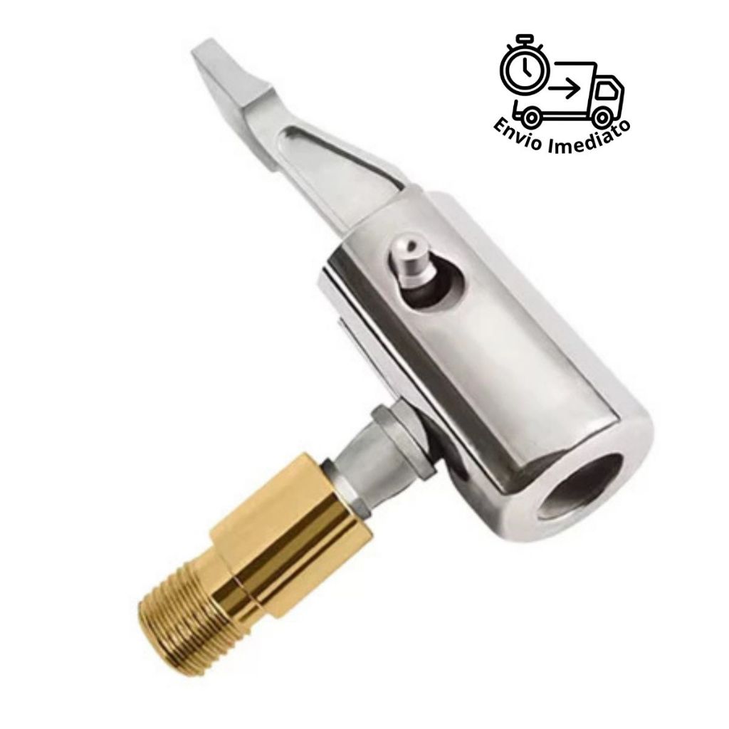 Bico Inflador Com Presilha De Ar De Pneu De Bicicleta Carro Adaptador Conector Da Válvula Bomba