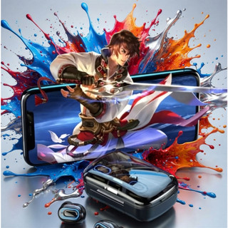 Fone Bluetooth M10 Gamer Sem Fio | Grave Potente | Display LED | Power Bank | Android e iPhone