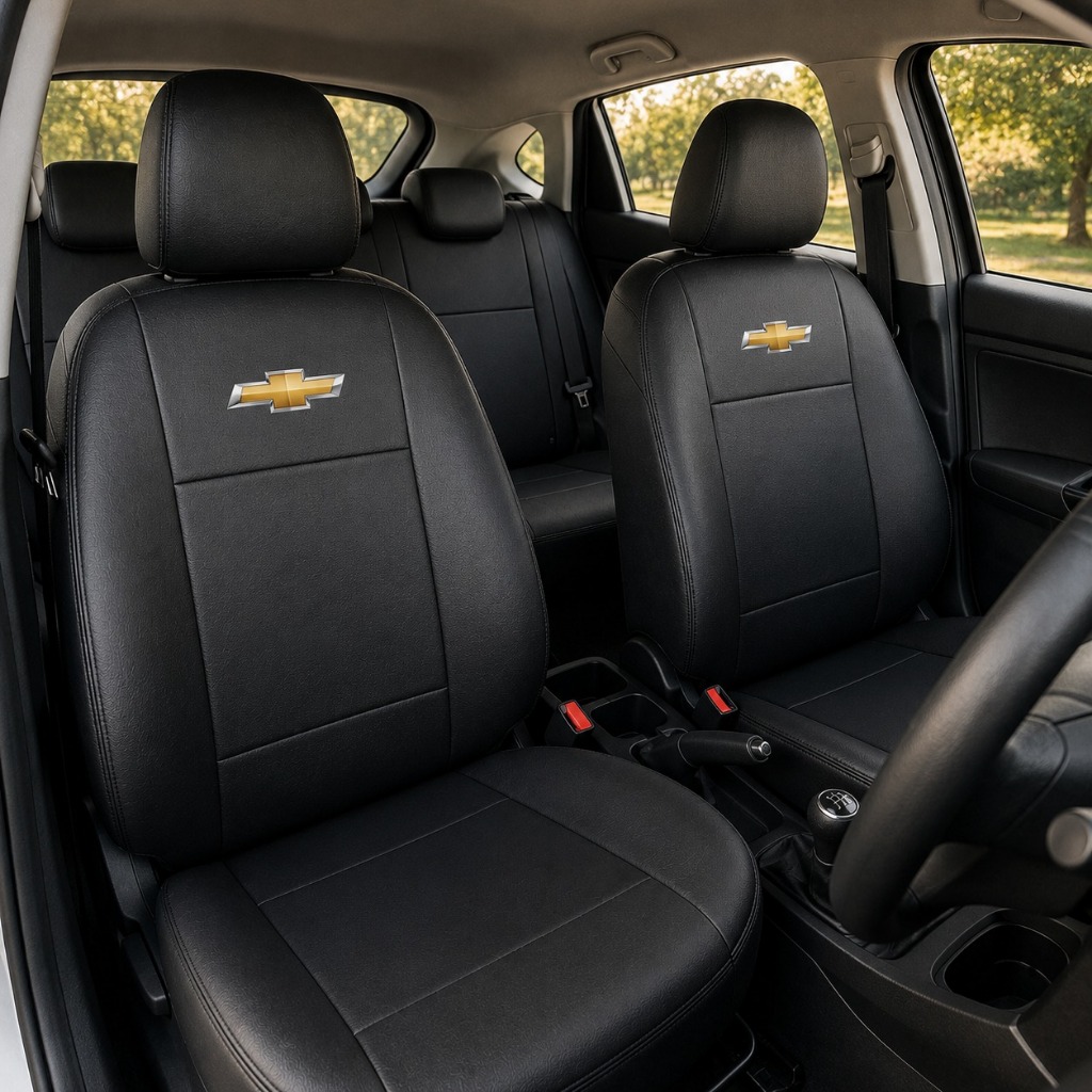 Capa De Bancos Automotivos Carro 100% Couro Modelos Chevrolet GM + BRINDE Entrega Imediata