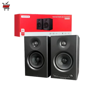 Monitor de Audio Caixa de Som Bluetooth 110W Potencia Entrada Optica RCA para TV e PC MTS-2043
