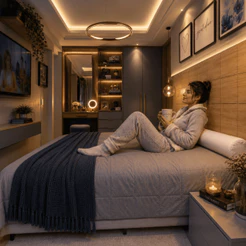 Rolo de Cabeceira Queen Casal + Protetor Matelado Removível 100% Algodão Percal Cama Luxo