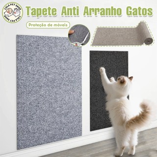 Arranhador adesivo para gatos 60x200 cm, tamanho extra grande, protetor de móveis e parede, cortável