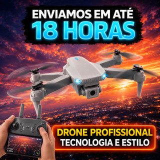 Drone E88 Pro com Câmera HD 4K Wi-Fi FPV Dobrável e Modo Headless para Iniciantes Fácil de Pilotar