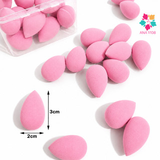 ANA1108 12Unidades Mini Gota d'água Esponjas Maquiagem Profissional Macia Macia Acabamento