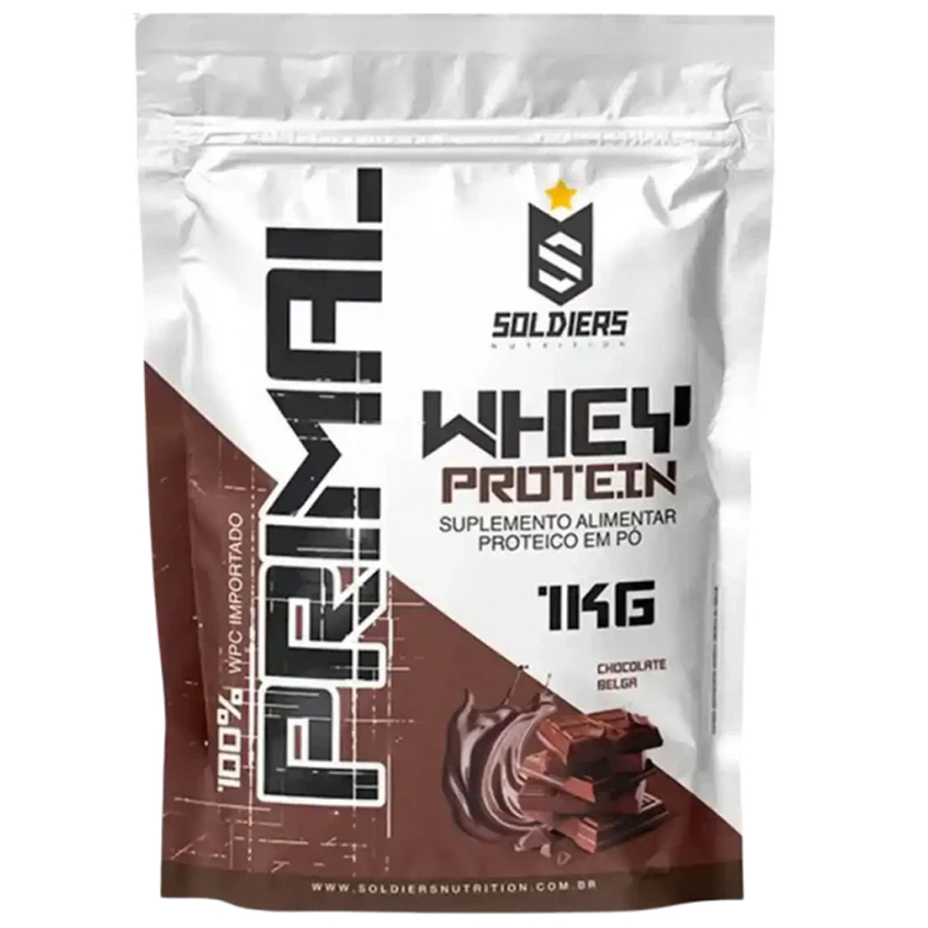Whey Protein Primal 1kg Importado Soldiers Nutrition