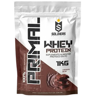 Whey Protein Primal 1kg Importado Soldiers Nutrition Suplemento Proteína Muscular