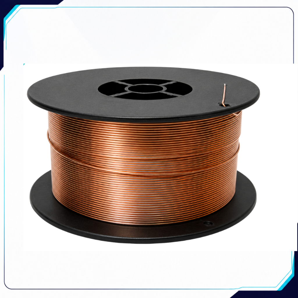 Arame Solda Mig Mag Para Uso Com Gás Bitola  0,8mm 1kg Soldagem TITANIUM