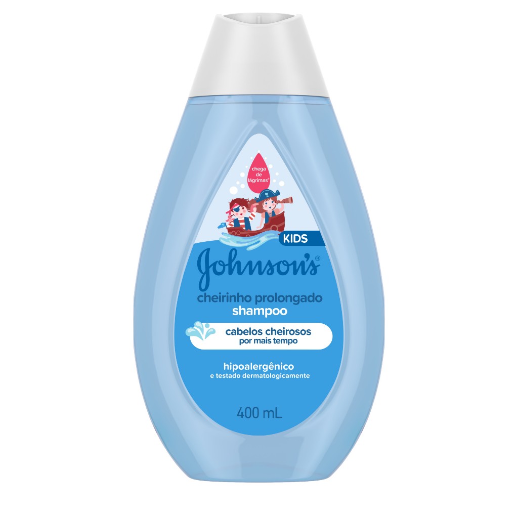 Shampoo Infantil JOHNSON'S® Cheirinho Prolongado, 400mL
