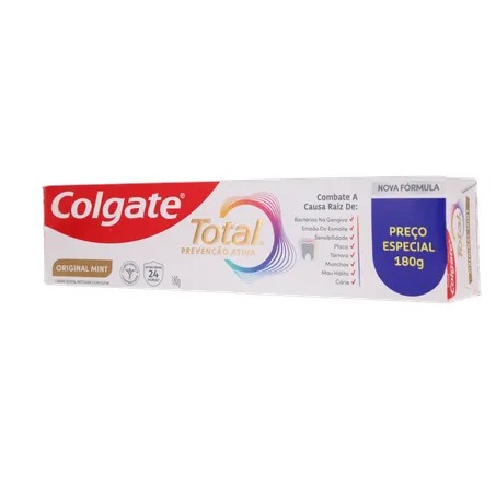 Creme Dental Colgate Original Mint  Prevenção Ativa 180g