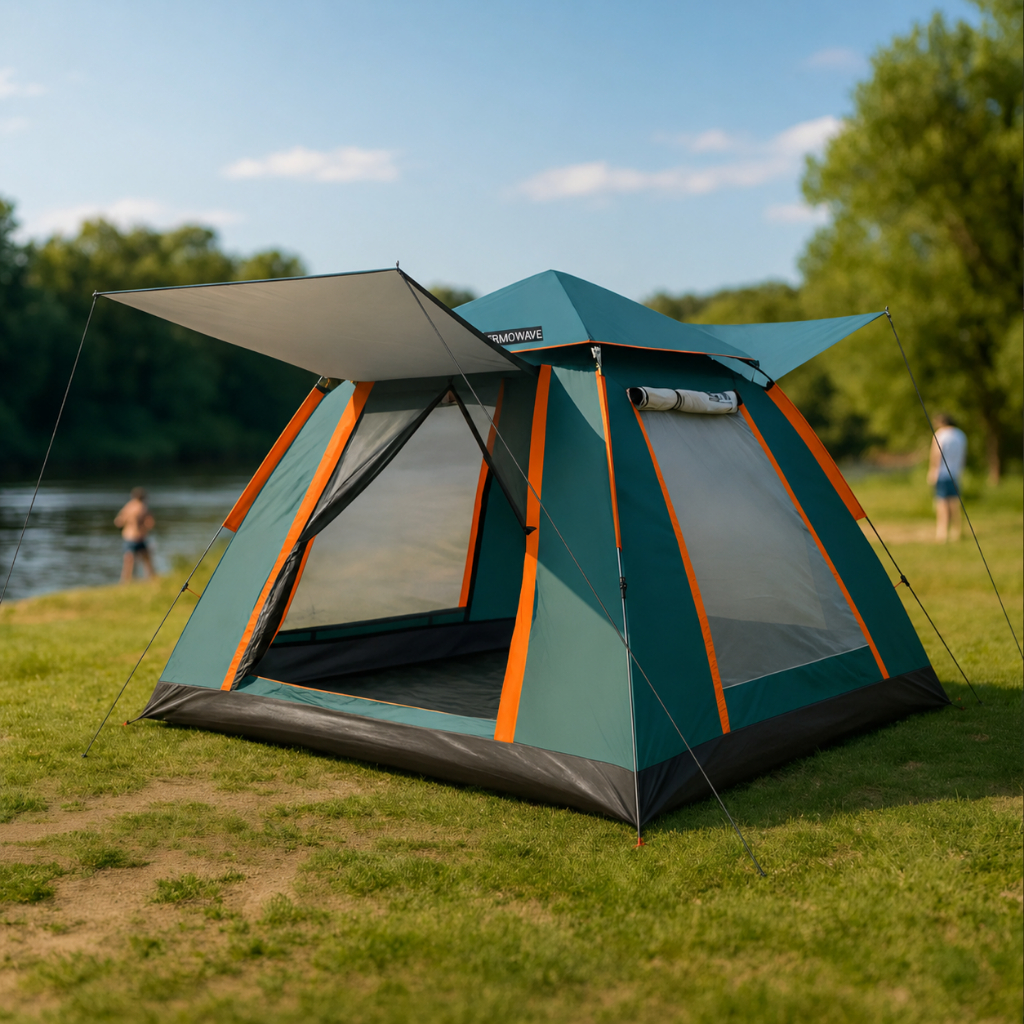 Barraca Camping Automática Monta Em 60seg Tenda 280x280x190 tenda pescaria praia resistente chuva