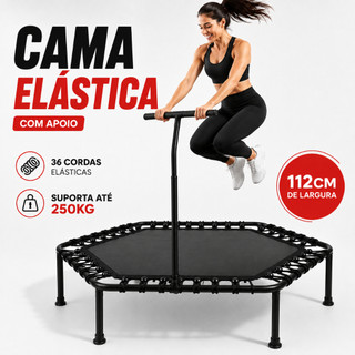 Jump Fitness Profissional com Apoio 36 Elásticos e 6 Pés