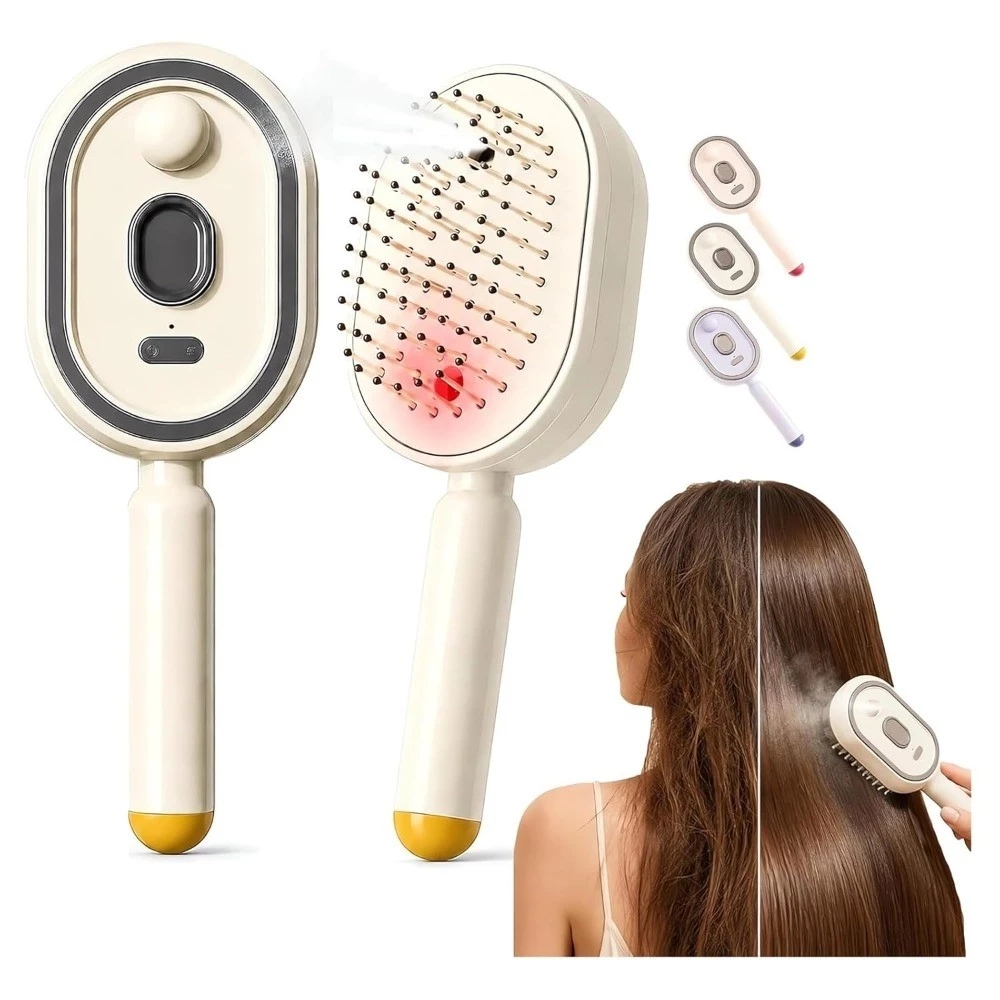 Escova De Cabelo Em Spray Com De Água Pente De Massagem Almofada De Ar Nano Nebulização Para Mulheres
